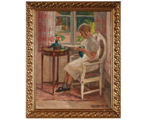  Gemälde Astrid Kjellberg-Juel  1877 Oskarshamn - 1965 Stockholm Studierte an der Akademie in Stockholm 1915-17 Leitung eine