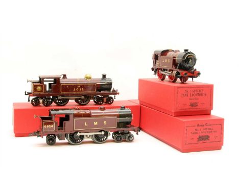 A Hornby Vintage 3 rail No2 Special Tank 4-4-2 LMS in reproduction box, from the collection of the late Graham de Chastelaine