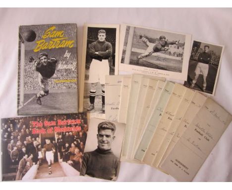 SAM BARTRAM - CHARLTON    Excellent collection of 14 Player contracts between Charlton Athletic FC and goalkeeper Sam Bartram