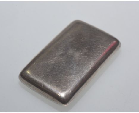 A George V silver snuff box, Birmingham 1923. 1.5 troy ounces