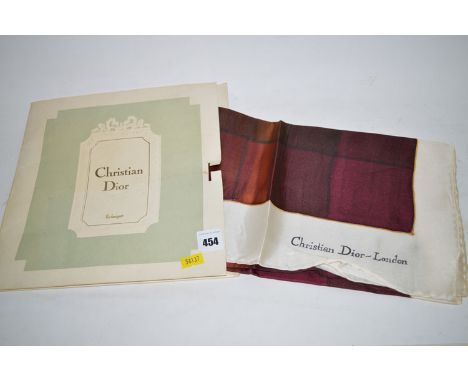 A Christian Dior scarf.