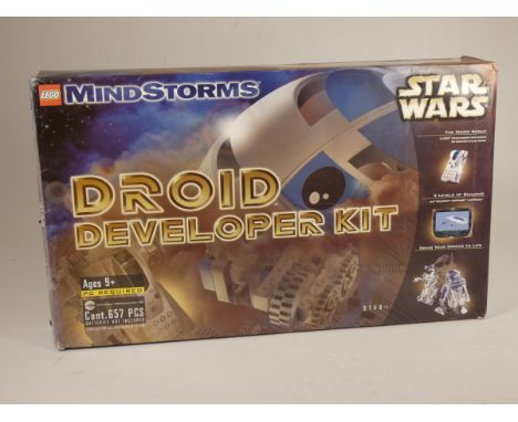 A Lego Mind Storms Droid Developer Kit, pieces still in bags (unsure if complete), comes with box, manual and CD-Rom 