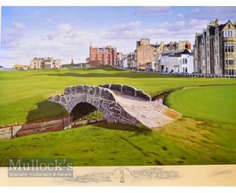 Baxter, Graeme (After) (signed) ltd edition golf poster print entitled 2000 Open Golf Championship 'The Old Course St Andrews