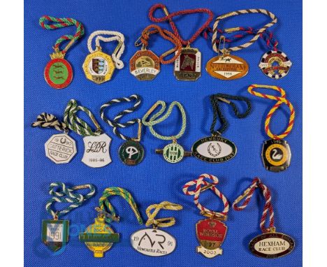 Collection of Horse Racing Enamel Members Badges. Covering the years 1990 - 2000s for the Kempton Park, Royal Windsor, Newbur