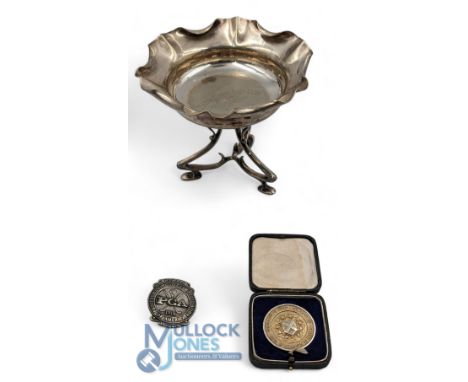 Samuel Ryder &amp; Son Seed Specialists St Albans silver medal - hallmarked Birmingham 1934 in original fitted makers case, w