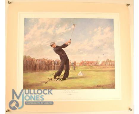 Autograph - Gary Player signed limited edition (159/850) Alan Fearnley print of the 'The Sixteenth Hole' at the 1974 British 