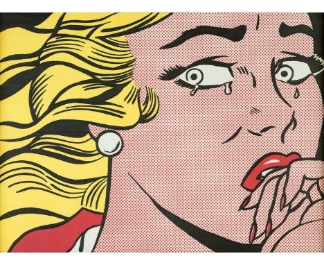 ROY LICHTENSTEIN (New York, 1923 - 1997)."Crying girl, 1963.Offset lithograph.Publisher: Leo Castelli Gallery, New York.Unsig