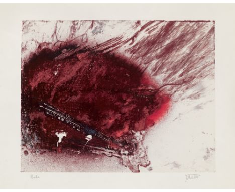 Informel Fred Thieler (1916 Königsberg - 1999 Berlin)o.T. Um 1979. Farboffsetlithographie auf Hahnemühle Velin. 46 x 61 cm (7