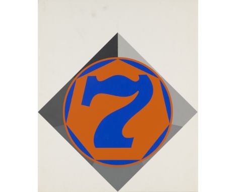 Pop Art Robert Indiana (1928 New Castle, Indiana (USA) - 2018 Vinalhaven, Maine (USA))Heptagon. 1970. Farbserigraphie auf Vel