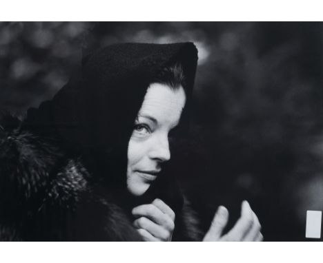 Robert Lebeck (1929 - 2014 Berlin)Romy Schneider. 1976. Späterer Abzug nach der Photographie von 1967. S/W Pigmentprint auf H
