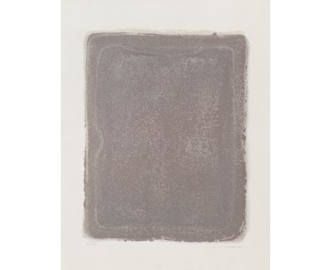 Deutsche Nachkriegsmoderne Gotthard Graubner (1930 Erlbach (Vogtland) - 2013 Neuss)o.T. (Kissenbild). 1974. Lithographie auf 