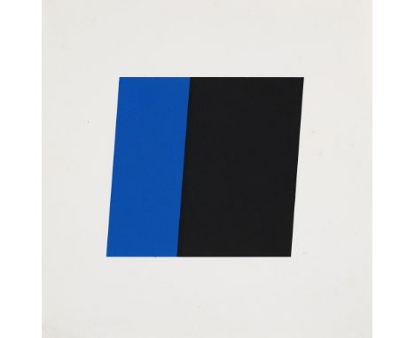 Amerikanische Moderne - Hard-Edge Ellsworth Kelly (1923 Newburgh - 2015 Spencertown)Blue/ Black. 1970. Farblithographie auf V