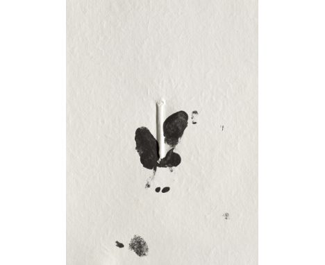 ZERO Günther Uecker (1930 Wendorf)1 Umschlagslithographie aus: kein fehler im system. 1978. Lithographie und Prägedruck auf V