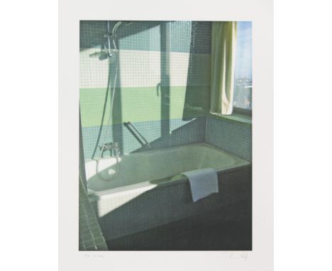 Thomas Ruff.  (1958 Zell am Harmersbach). o.T. (Badezimmer Radisson SAS). 2009. Farboffsetlithographie auf leicht strukturier