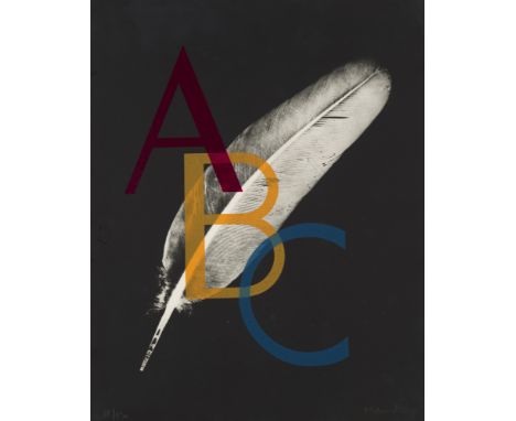 Man Ray (eig. Emanuel Rudnitzky).  (1890 Philadelphia - 1976 Paris). Alphabet pour Adultes. 1970. Rayographie, serigraphiert 