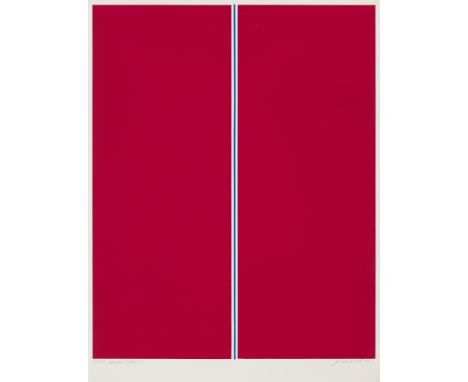 Jan Kubicek.  (1927 Kolín, Tschechien - 2013 ebd.). 2 Arbeiten. 1968. Je Farbserigraphie auf Velin. Blattmaße je 54 x 41 cm. 