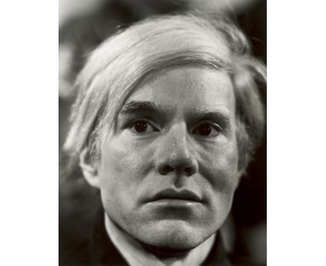 Alberto Durazzi (1925 Mailand - 1990)Andy Warhol. 2 Arbeiten. 1972. Je Silbergelatineabzug auf Photopapier. 30,5 x 24 cm. Ver