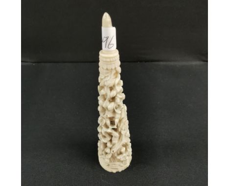 ANTIQUE CARVED IVORY ITEM