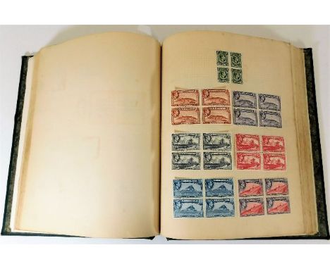 A stamp album including some mint Commonwealth