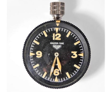 A 1960's Heuer Master Time dashboard 8 day timer