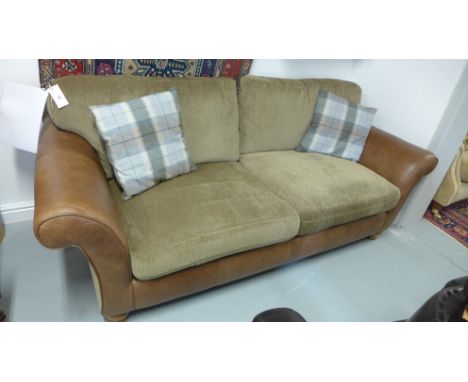 An ex display Alexander and James three seater sofa - Width 220cm