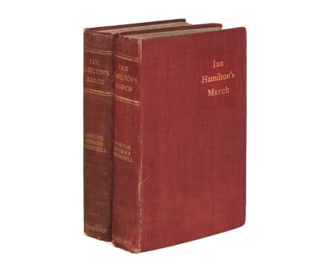 Churchill (Winston Spencer). Ian Hamilton's March, 1st edition, London: Longmans, Green and Co., 1900, portrait frontispiece,