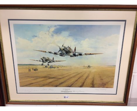 * Taylor (Robert, 1946 -). "St. Croix-Sur-Mer", colour print, numbered 97/1250, signed by the artist, Johnnie Johnson, Danny 