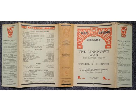 Churchill (Winston Spencer). The Unknown War. The Eastern Front, 1st Keystone Library edition, 1937, maps and illustrations, 