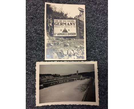* Holocaust. A collection of 46 black and white snapshot photographs taken in the Daschau concentration camp, very graphic an