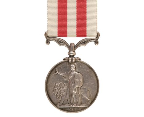 * The Indian Mutiny Medal awarded to Major Herbert Mackworth Clogstoun, V.C., 19th Madras Native Infantry, who, on 15 January