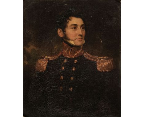 * Wyatt (Henry, 1794-1840). Captain John Weatherall Smith (1790-1839), Royal Artillery 1807-1837, 1833, oil on canvas, half-l