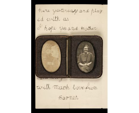 * Wallis (Barnes Neville, 1887-1979). Autograph Letter Signed, 'Barnes', Portsmouth, 13 August 1895, written as a boy to his 