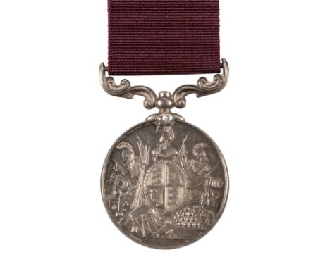 * Victorian Army Long Service Good Conduct Medal (374. Pte. W. Vergis, 29th Foot), extremely fine, with copied service papers
