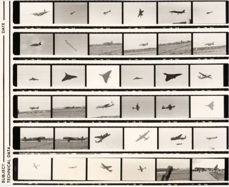 * Aviation Negatives. A collection of 4,600 black &amp; white negatives, mainly taken at airports and air shows in the UK dur