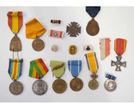 * Foreign Medals. A mixed collection, mostly French, Belgium and Dutch, including Belgium, Order of the Crown, in P De Greef,