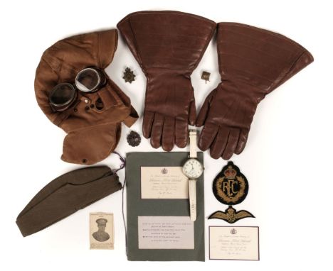 * Royal Flying Corps. A collection of items belonging to Captain Francis Albert Durrad, killed in action over enemy lines, 8 