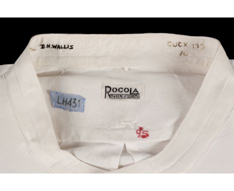 * Wallis (Barnes, 1887-1979). Two Rocola dress shirts and a Consulate waistcoat, 3 white tie garments, comprising: a fine whi