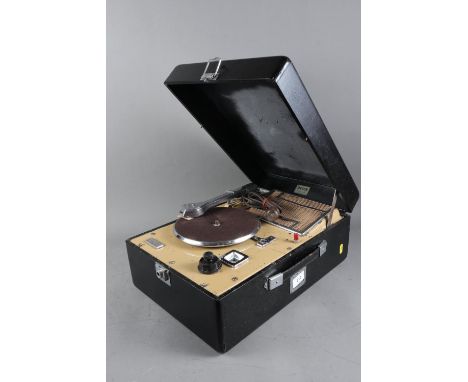 A Decca Portola record player 