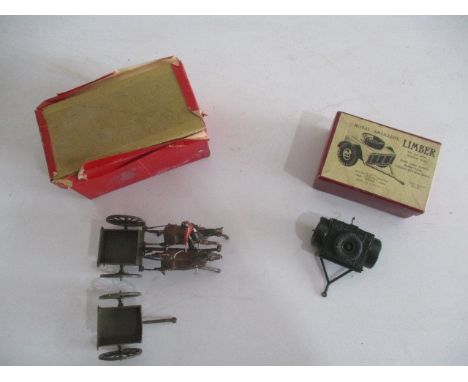 Britains Ltd boxed gun carriage and Limber 