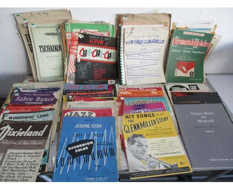 A quantity of vintage sheet music