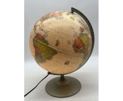 An illuminated Heritage globe. 