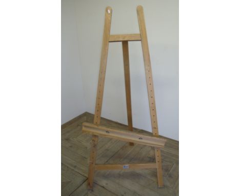 Wooden constructed easel