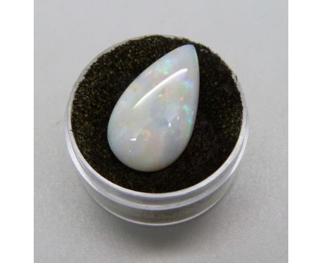 An unmounted opal, 1.3g, 12mm x 21mm 