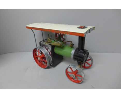 A Mamod Traction Engine, T.E.1., boxed 
