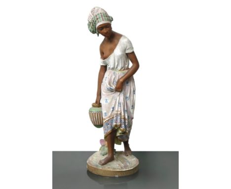 In cast ceramic, there are small lacks.  h cm 35    20th century  