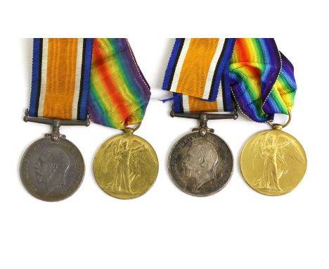 A First World War Australian Imperial Forces Pair, comprising British War Medal and Victory Medal, awarded to 3847 PTE.M.MANN