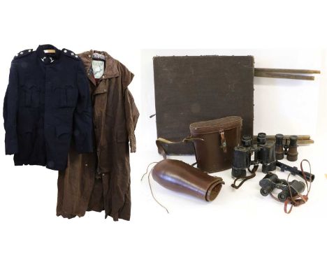 A Quantity of Militaria, including a post-1953 officer's No.1 Service dress tunic to the Royal Corps of Signals, a pair of le