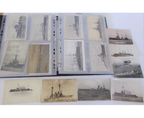 A Collection of Approximately Eighty First/Second and Inter World War Military Postcards, including fifty nine shipping relat