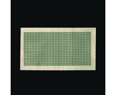 New Zealand : (SG 287) 1901 Mount Cook ½d green perf 14 wmk double line NZ and Star on thin, hard Basted Mills paper complete