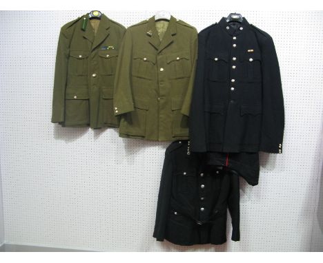 Late XX Century No. 2 Dress Tunic, with medal ribbons and divisional embroidered badge on sleeve; late XX Century No. 2 dress